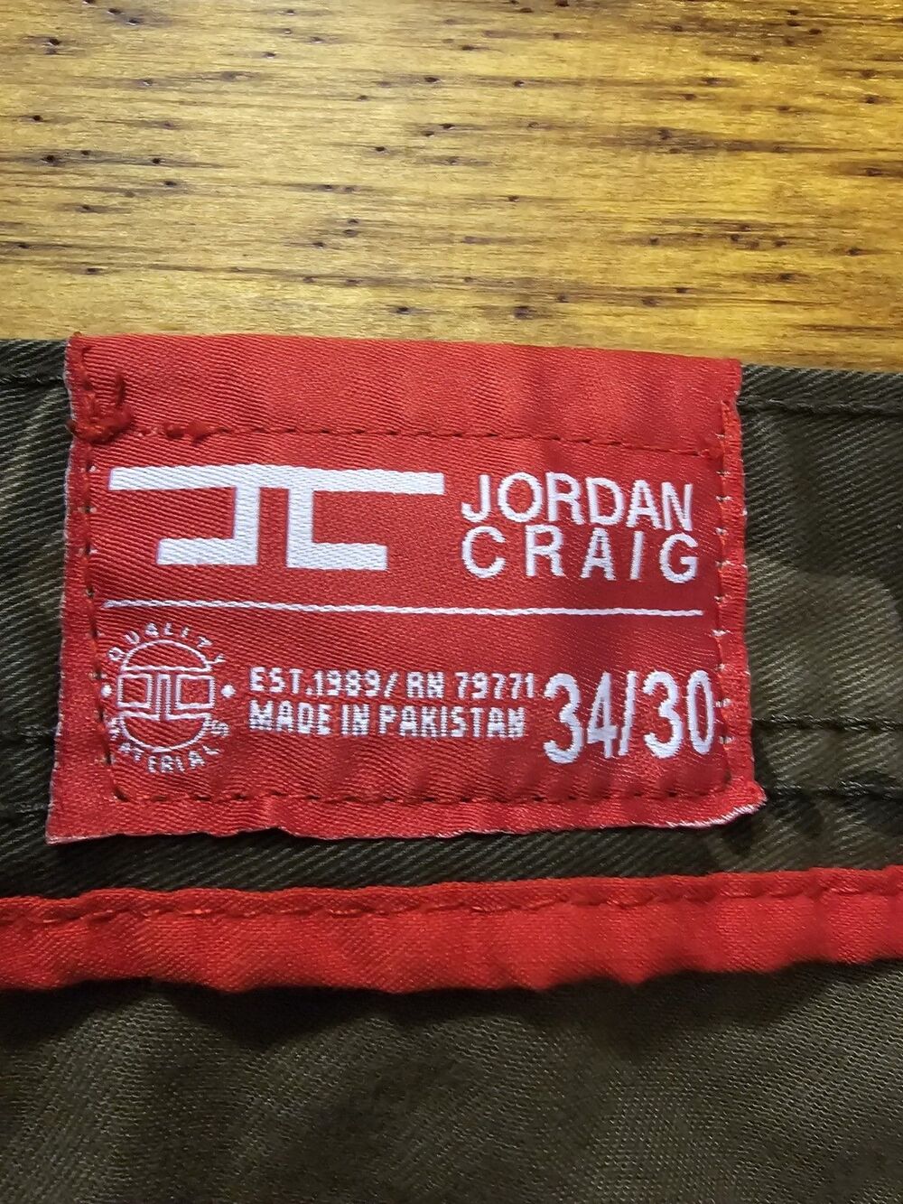 Jordan Craig Camo Jeans Mens 34x28 Woodland Camouflage Denim Pants Tag 34x30 - Picture 6 of 10